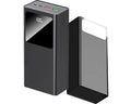 ISHIVA® Powerbank 30000 mAh met Zaklamp - Noodpakket - Powerbank - Snellader 22.5W - LED Display - 2 jaar Garantie - Zwart