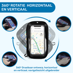 ISHIVA® Fiets,Scooter en Motor Telefoonhouder - 360° Rotatie