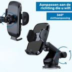 ISHIVA® Telefoonhouders Auto 3 in 1 - 2 jaar Garantie