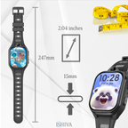 ISHIVA® PRO Smartwatch Kinderen - GPS Horloge Met Simkaart (4G GPS)