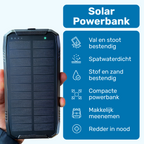 ISHIVA® Solar Powerbank 30.000 mAh – 22,5W Snelladen - Draadloos (Qi)