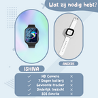 ISHIVA® GPS Horloge Kind Geschikt voor Simkaart (4G GPS)