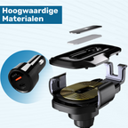 ISHIVA® Telefoonhouders Auto met Qi Draadloze Oplader