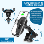 ISHIVA® Telefoonhouders Auto met Qi Draadloze Oplader