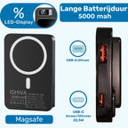 ISHIVA® MagSafe Powerbank 10000 mAh - 2 jaar Garantie