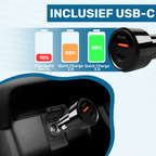 ISHIVA® Telefoonhouders Auto met Qi Draadloze Oplader